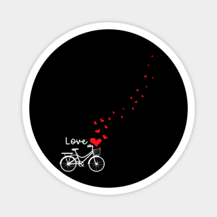 Cute Bicycle Love Sweetest Day Magnet